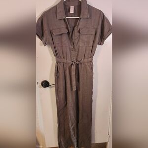 Justice Girl's Olive Green Jumpsuit
